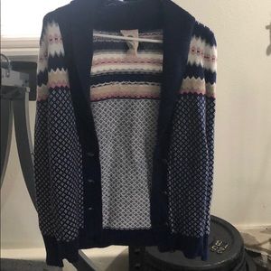 Roxy half  buttoned cardigan sweater